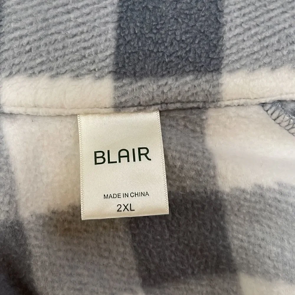 Blair Fleece Zip up Jacket. Size 2XL. Soft and snuggly.  Excellent condition.